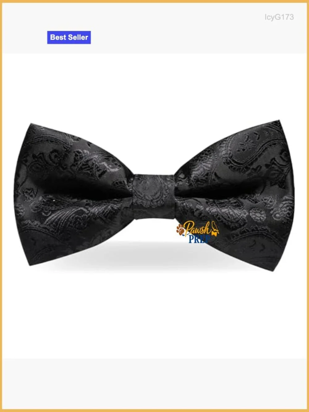 Men's Silk Blend Paisley Bow Tie Set with Cufflinks & Lapel Pin